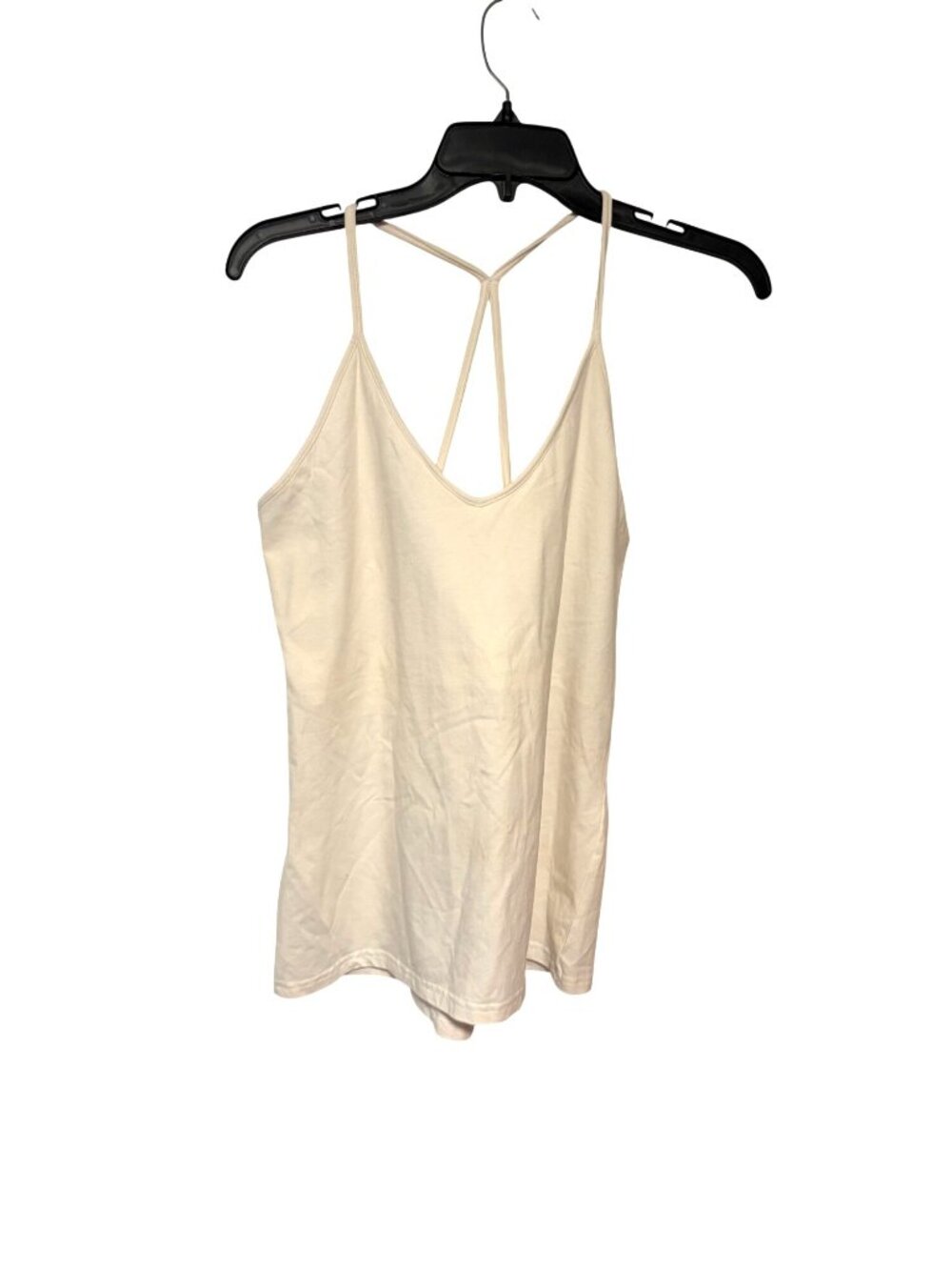 New Pro Spirit White Tank Top Shirt Size Womens Size XL Sleeveless Bra Built In